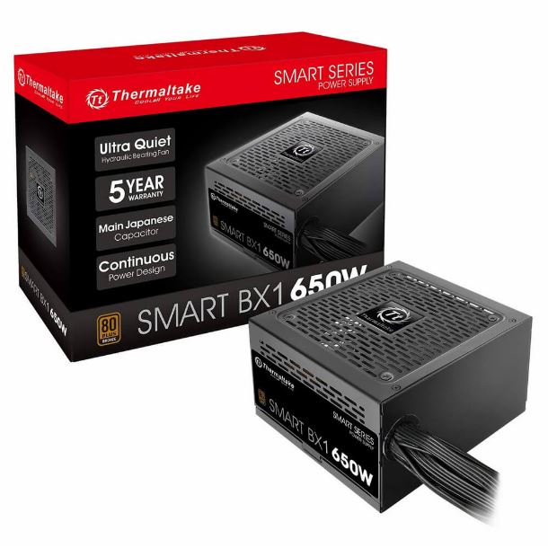 FUENTE 650W THERMALTAKE SMART BX1 80 PLUS BRONZE
