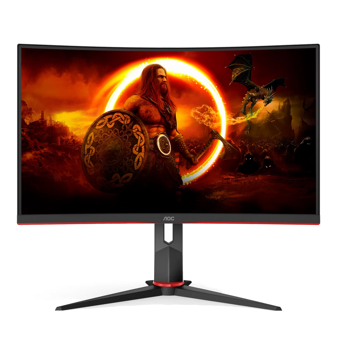 Monitor Gamer AOC 23.6" VA FHD C24G2 165Hz 1Ms Curvo