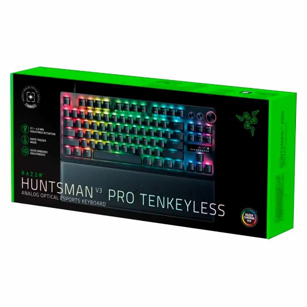 TECLADO GAMER RAZER HUNTSMAN V3 PRO TKL INGLES RZ03-04980200-R3U1