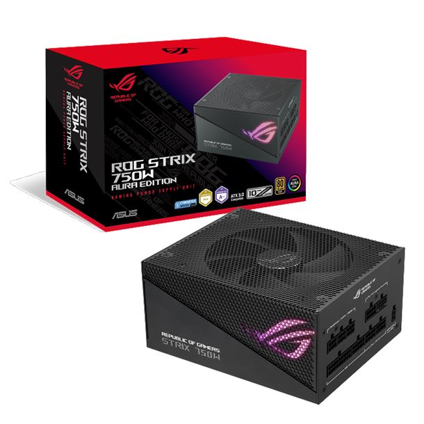 FUENTE 750W ASUS ROG STRIX 750G AURA GAMING 80 PLUS GOLD