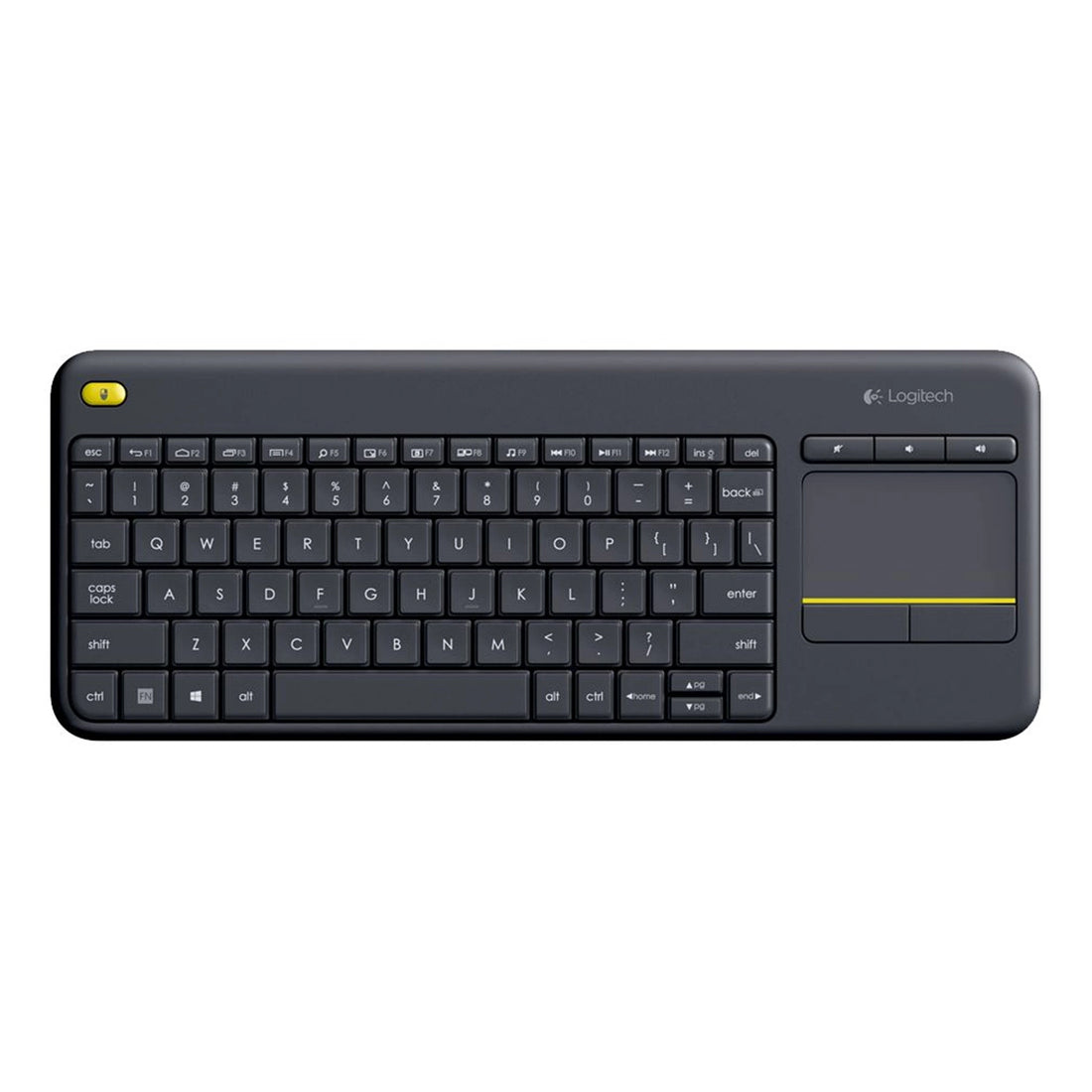 Teclado Inalámbrico Logitech K400 Plus Negro