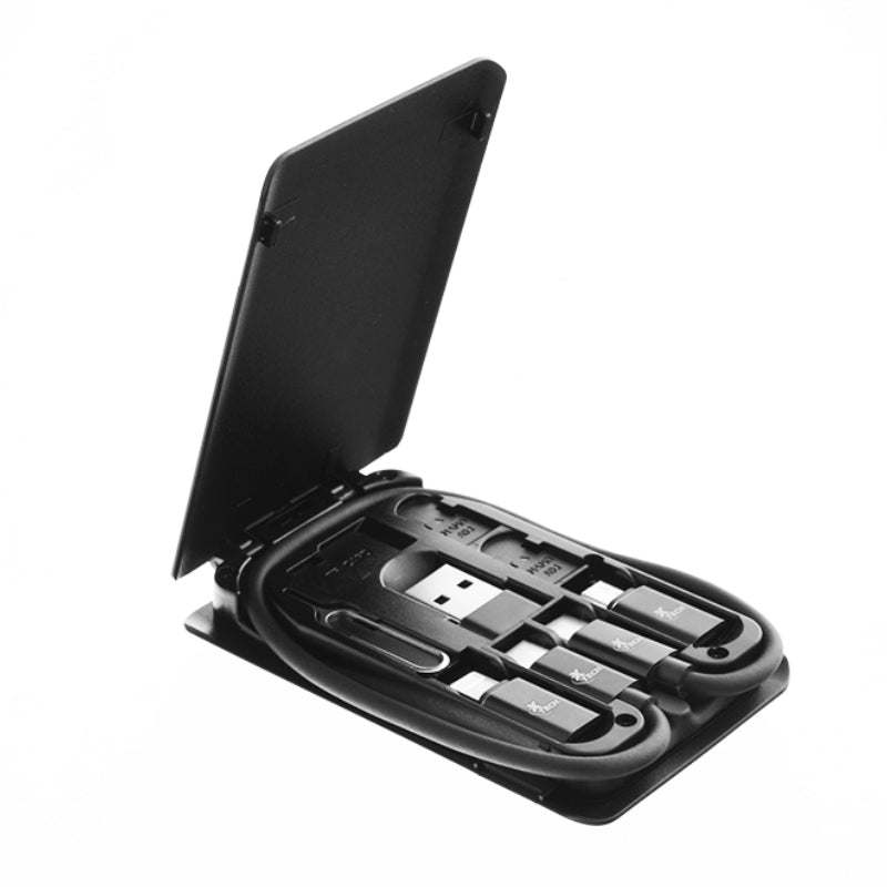 Estuche Portátil Multifuncional Xtech Para Almacenamiento Con Cable Tipo C (Xtc-570)