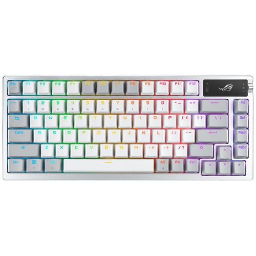 TECLADO ASUS M701 ROG AZOTH WHITE PANTALLA OLED