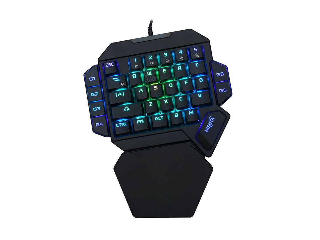 Teclado mecánico gamer RGB de 35 teclas con software
