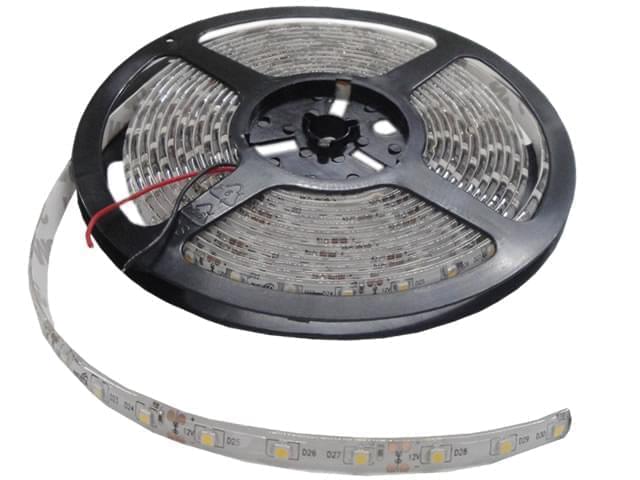 Tira de LEDs externa 3528 60L/M blanco calido 12v x metro