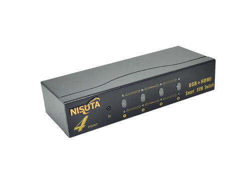 Switch KVM de 4 puertos USB y HDMI