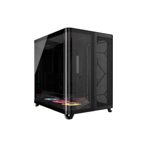 Gabinete CORSAIR ARGB AIR 5400 RS-R Mid Tower con triple cámara Negro