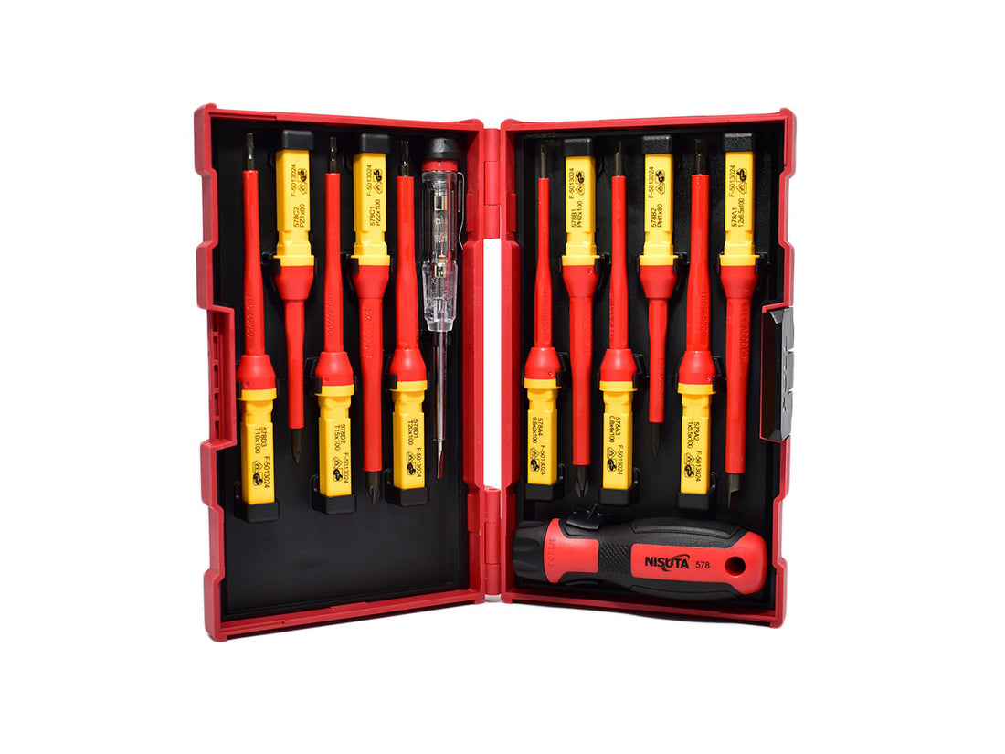 Kit de destornillador de 1000V de 13 piezas para electricista