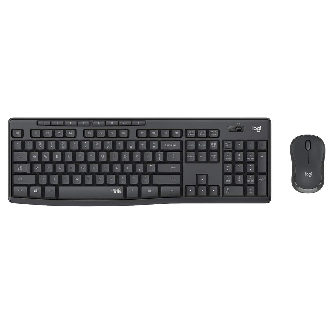 Combo Teclado y Mouse Inalámbrico Logitech MK295 Negro