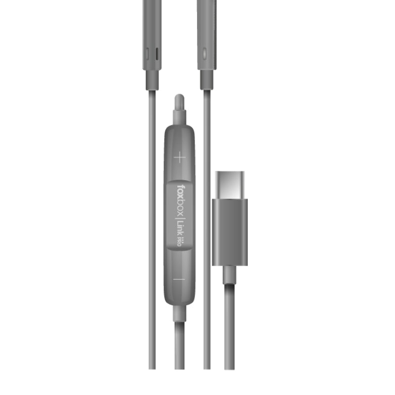 Auricular Foxbox Boost Link Pro Type-C Negro, C/Cable, C/Mic (6772)