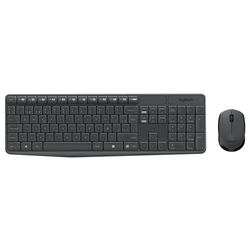 Combo Teclado y Mouse Inalámbrico Logitech MK235 Negro
