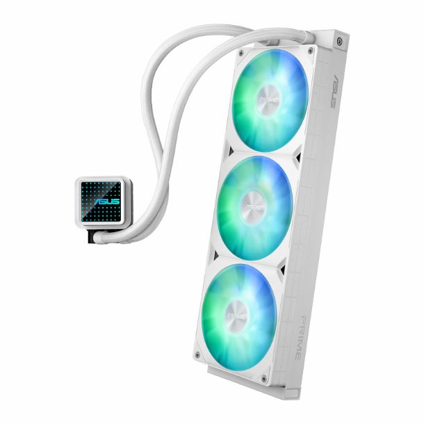 WATERCOOLER 360MM ASUS PRIME LC 360 ARGB WHITE EDITION
