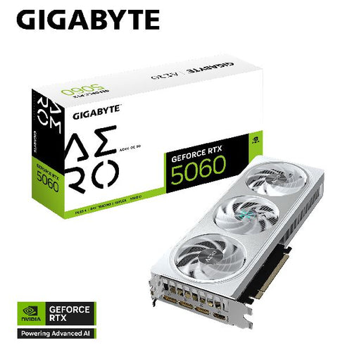 PLACA DE VIDEO GeForce RTX 5060 8GB GIGABYTE AERO OC