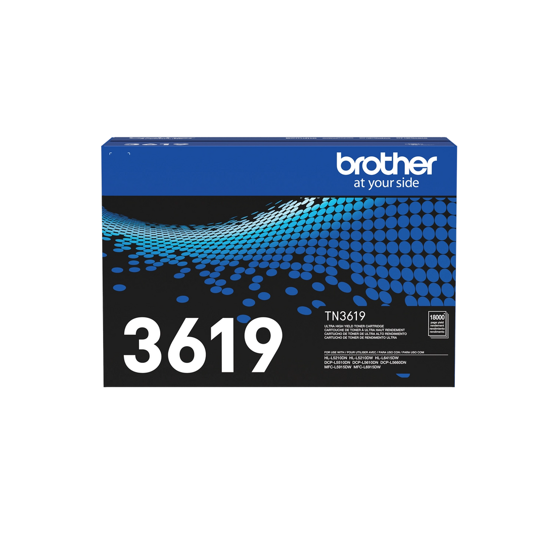 TONER BROTHER TN-3619 18,000 PAG (NEGRO)