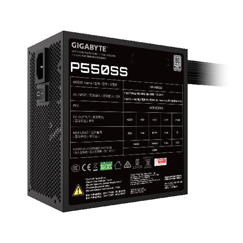 FUENTE 550W GIGABYTE GP-P550SS 80 PLUS SILVER