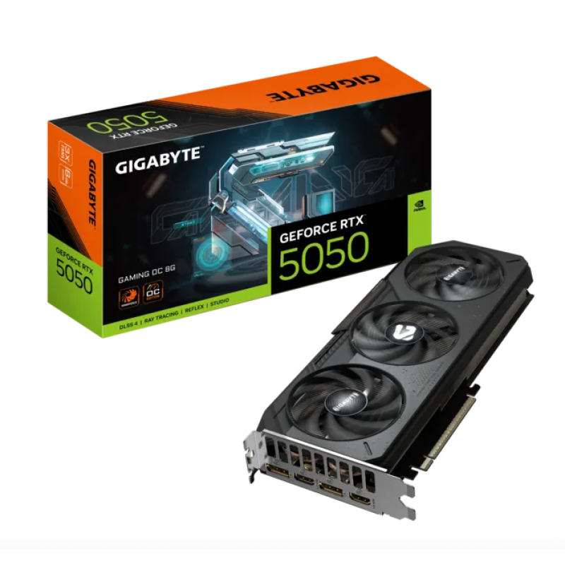 PLACA DE VIDEO GeForce RTX 5050 8GB GIGABYTE GAMING OC 3X