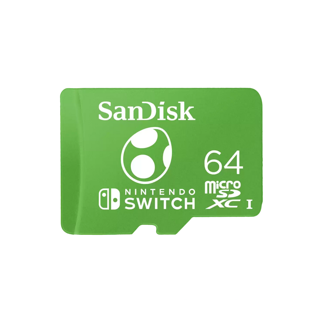 Tarjeta de Memoria Sandisk MicroSDXC 64GB UHS-I Card C10 U3 100Mb for Nintendo Switch Yoshi Edition