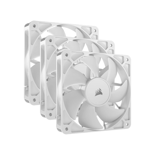 Kit de ventiladores CORSAIR PWM de 120 mm RS120 x3 blanco