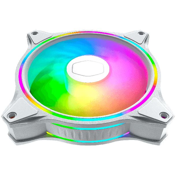 FAN COOLER 120MM COOLERMASTER MASTERFAN MF120 LITE ARGB WHITE