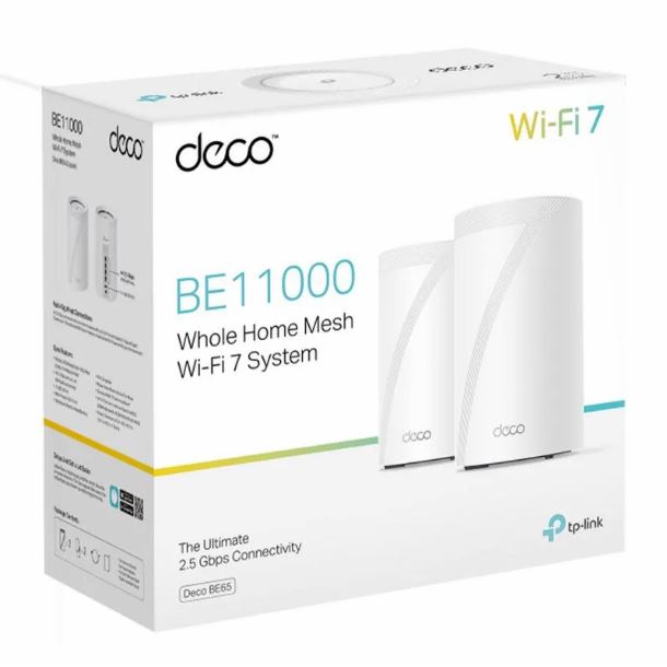 MESH TP-LINK DECO BE65 PACK DE 2 BE11000 WIFI7