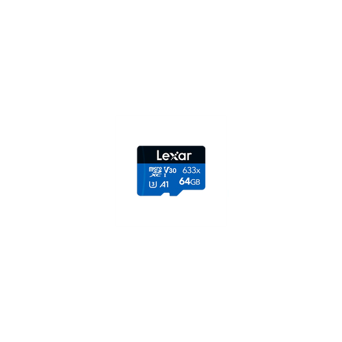 Tarjeta microSDXC Lexar  633x 64GB UHS-I C10 sin adaptador