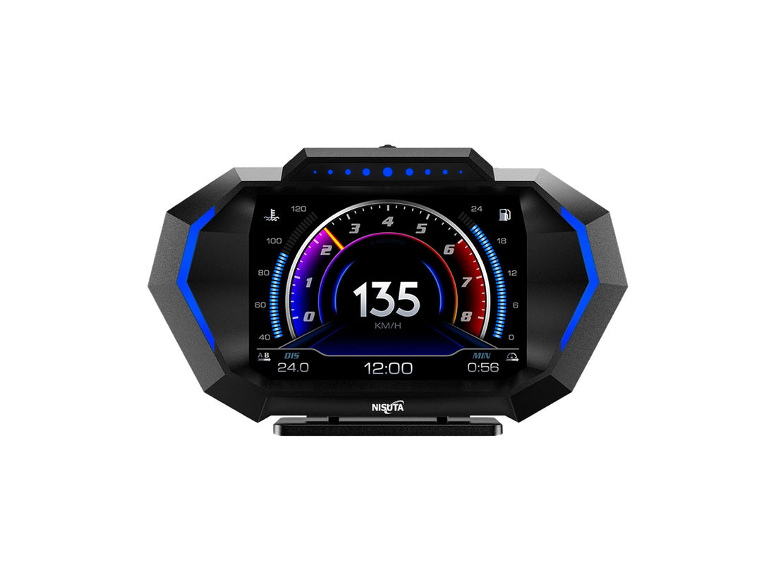 Display multifunción para automoviles con inclinómetro