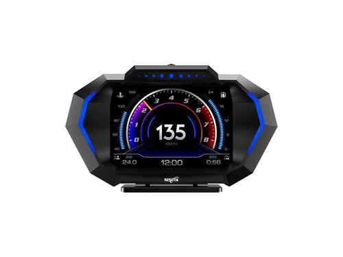 Display multifunción para automoviles con inclinómetro