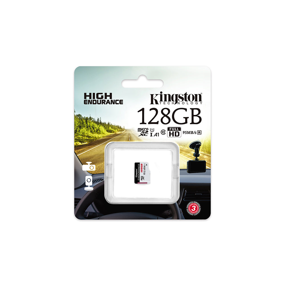 MicroSD KINGSTON 128GB Endurace sin adap (Video seguridad) (0141)