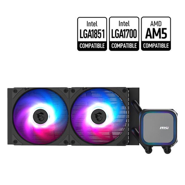 WATERCOOLER 240MM MSI MAG CORELIQUID A13 240