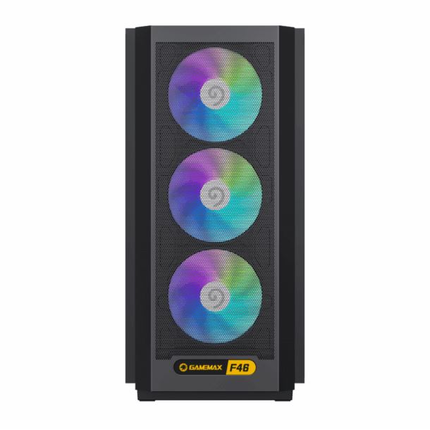 GABINETE GAMEMAX F46 BK 4FAN ARGB