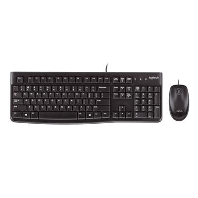 Teclado y Mouse Logitech Mk120 Usb Negro (920-004428)