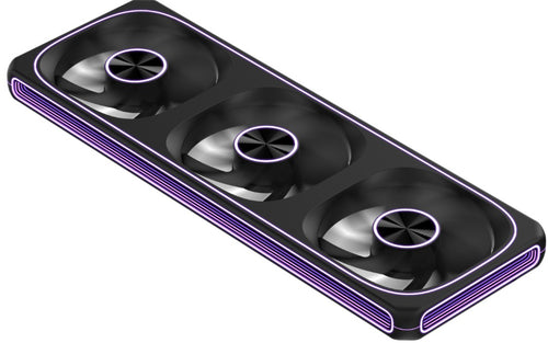 Triple Fan Formula V Line Air Fusion 3 Black Reverse Argb 360Mm