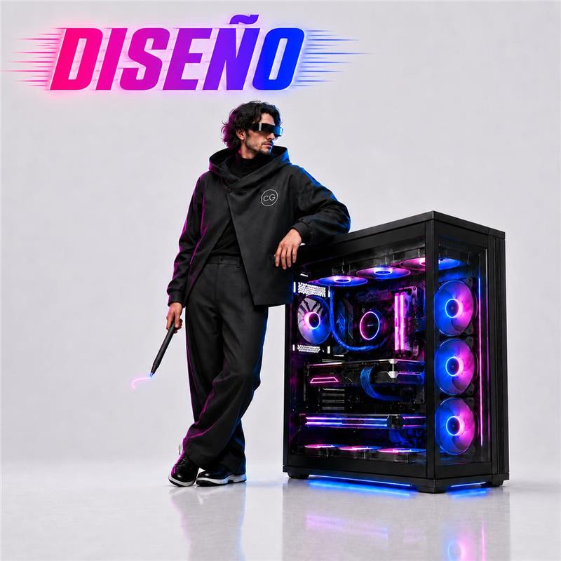 PC ARMADA Diseño RYZEN 7 8700F 16GB RTX 5060 500 NVME