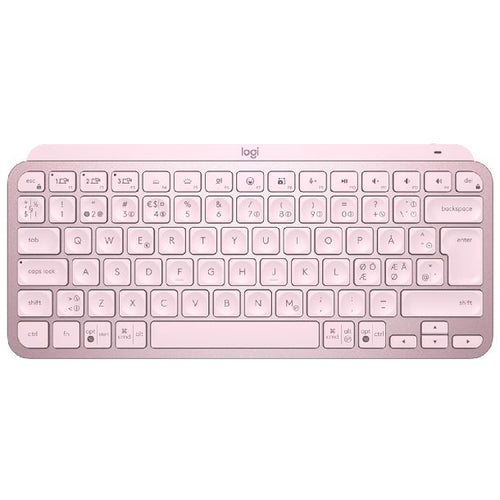 TECLADO WIRELESS LOGITECH MX KEYS MINI ROSE RETROILUMINADO 920-010478