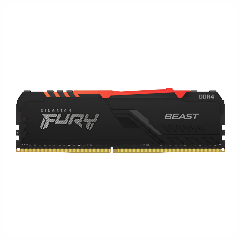 Memoria DDR4 Kingston 16Gb 3200 MHz FURY BEAST RGB (7518)