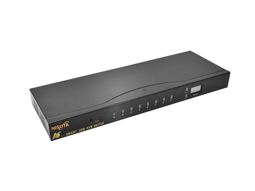 Switch KVM de 16 puertos USB y VGA