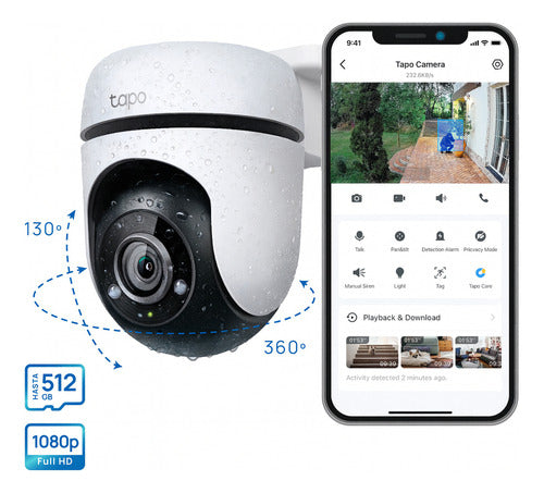 TAPO C500 Camara IP Mov Remoto Exterior Day/Night SD Wifi (5860)