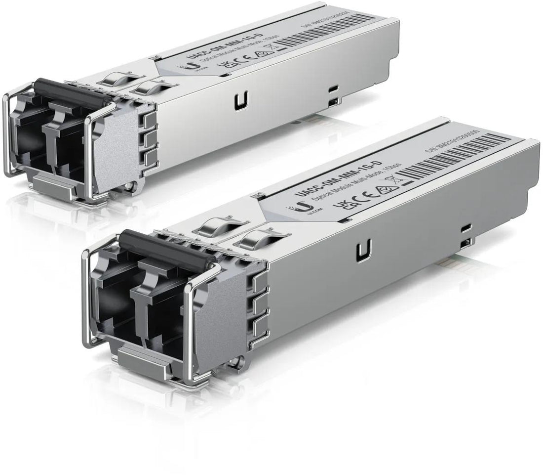 Modulo Sfp Ubiquiti Mm 1G Conector P/Fibra Multimodo Duplex (Uacc-Om-Mm-1G-D-2)