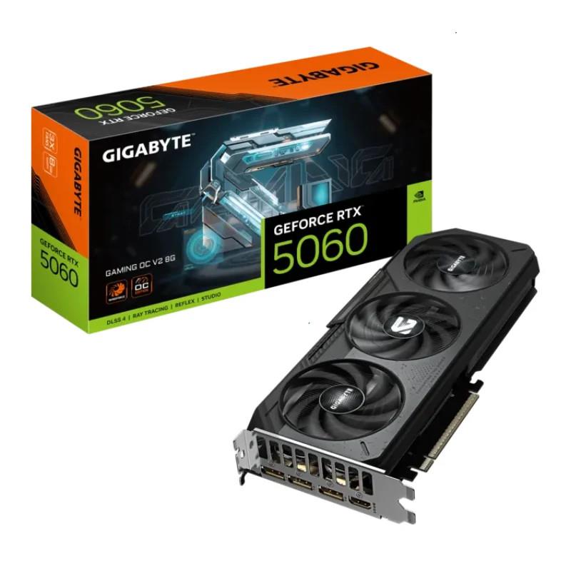PLACA DE VIDEO GeForce RTX 5060 8GB GIGABYTE GAMING V2 OC 3X