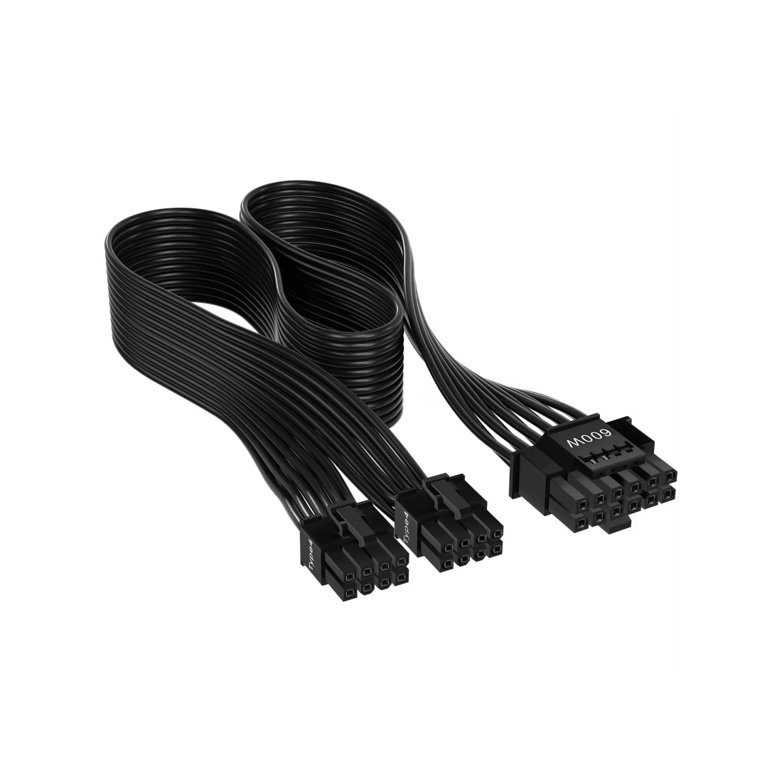 Cable de alimentación de PSU de tipo 4 PCIe 5.1 12V-2x6 de 600 W