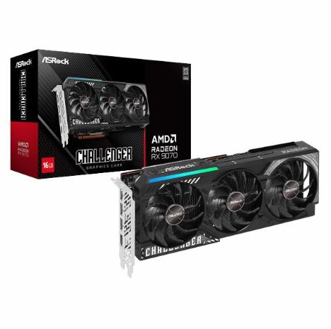 Gpu Asrock Radeon Rx9070Xt Challenger 16Gb (90-Ga61Zz-00Uanz)