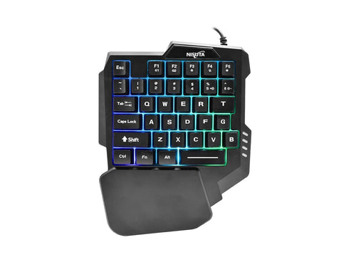 Teclado gamer RGB de 35 teclas con macros