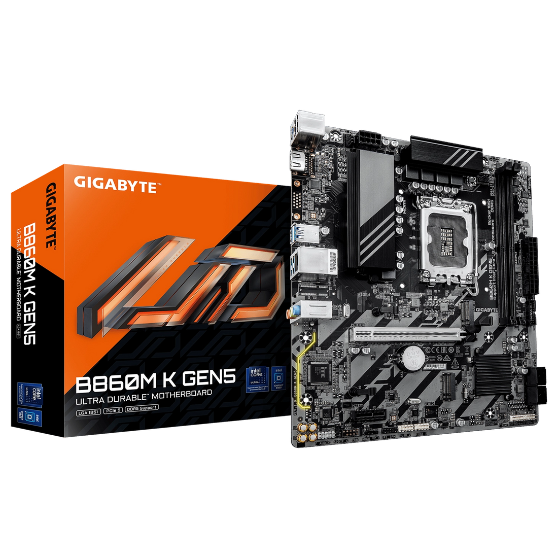 Mother Gigabyte B860M K GEN5 DDR5 1851 (Serie Ultra) (0118)