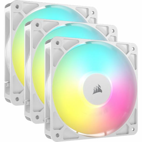 KIT 3 FAN COOLER 120MM CORSAIR RS120 ARGB WHITE CO-9050185-WW