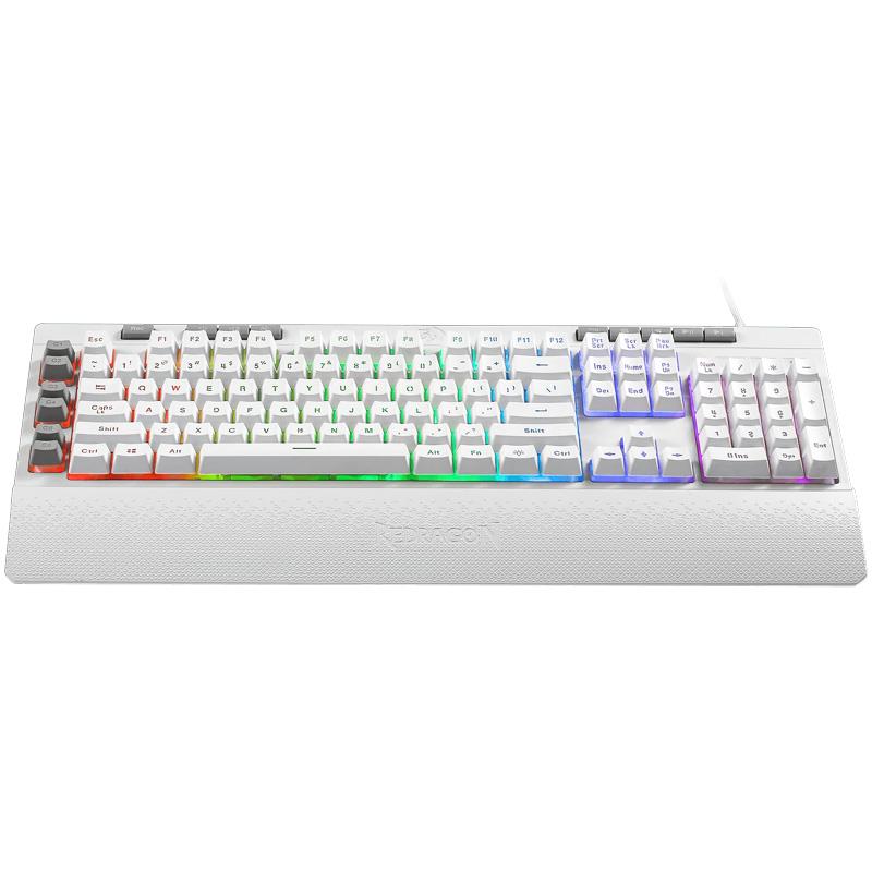 Teclado Redragon K512 RGB SHIVA White