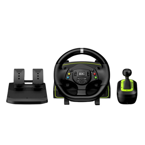 Volante Genius Speed Master X2 con palanca de cambios (Vibración 1080°) (1209)