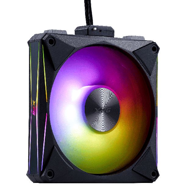 KIT 4 FAN COOLER 120MM ADATA XPG HURRICANE MAG 120 ARGB