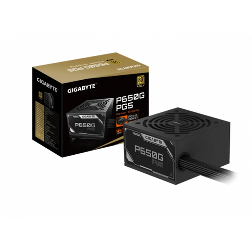 Fuente Gigabyte 650W 80 Plus Gold ATX 3.1 PCIe 5.1 Black (6808)