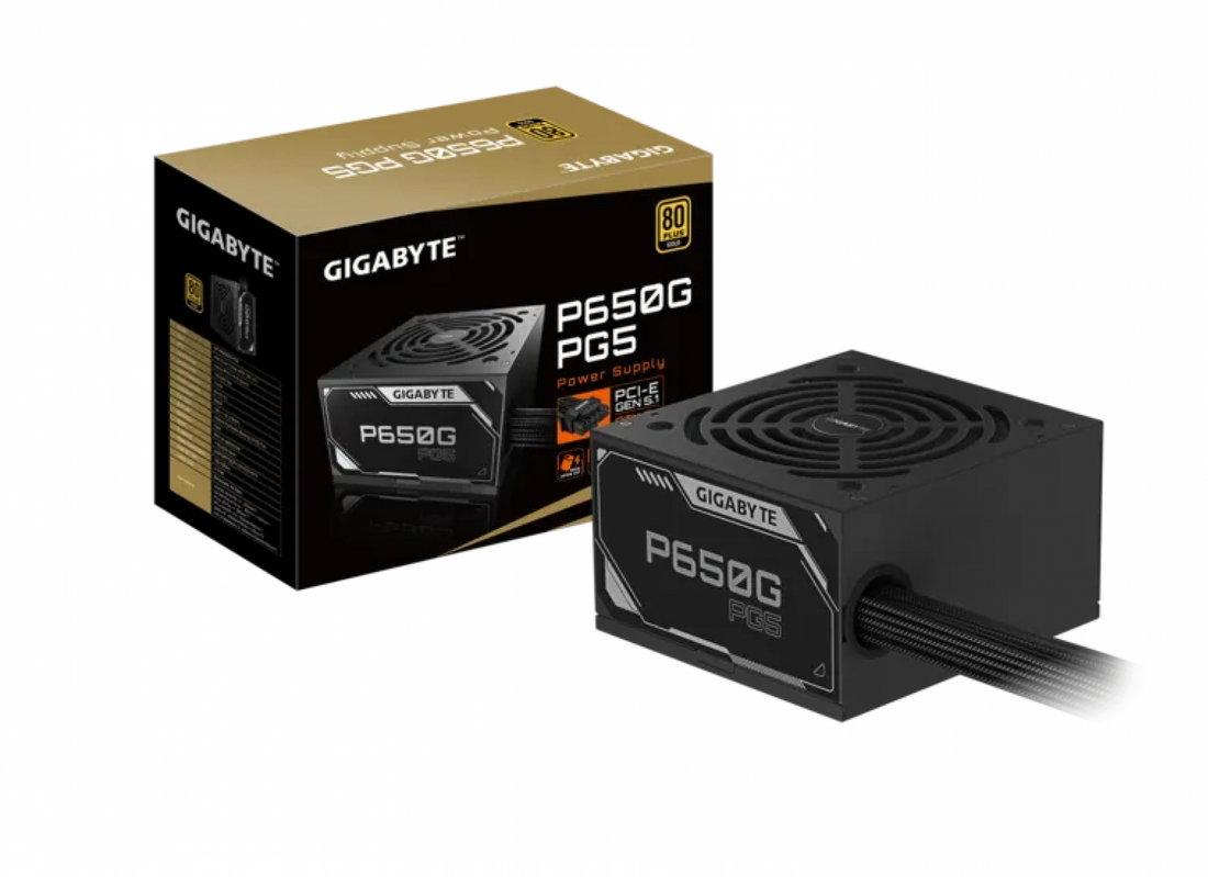 Fuente Gigabyte 650W 80 Plus Gold ATX 3.1 PCIe 5.1 Black (6808)