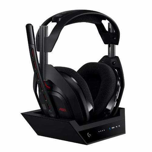 AURICULAR WIRELESS LOGITECH ASTRO A50 GEN5 LIGHTSPEED C/BASE BLACK 939-002217